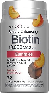 NeoCell biotin 10000mcg Gummies | 72 Count | Beauty Enhancing Supplement