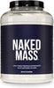NAKED Mass - Natural Weight Gainer Protein Powder - 8 LB Bulk, NSF Certified, GMO Free, Gluten Free & Soy Free. No Artificial Ingredients - 1,250 Calories per Serving