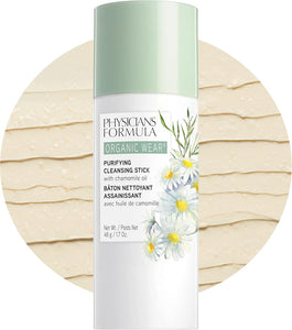 Makeup Remover By Physicians Formula Organic Wear Natural Purifying Cleansing Makeup Remover Balm Stick, Exfoliating, Dermatologist Tested, Clinicially Tested