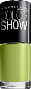 Maybelline New York Color Show Nail Lacquer, Go Go Green, 0.23 Fluid Ounce
