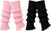 Moret Kids Girls' Ballet and Dance 2-Pack Soft Ribbed Knit Legwarmers - Combination Pack ( - Image 1