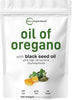 Micro Ingredients Oil of Oregano with Black Seed Oil, 300 Softgels - Image 1