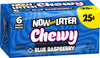 Now & Later Soft Taffy Chews Candy, Blue Raspberry, 0.93 Ounce Bar, Pack of 24