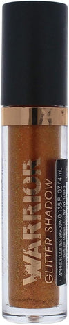 Flower Beauty Warrior Glitter Liquid Eyeshadow, LongLasting HighImpact Shimmer for Eyes, Cruelty Free Makeup, Flame, 0.13 Oz