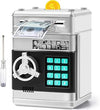 ATM Piggy Bank for Boys Girls, Mini ATM Coin Bank Kids Safe with Password