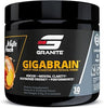 Granite Nutrition GigaBrain Energy Pre-Workout - Caffeinated Nootropic Powder with Cereboost, Alpha-GPC & ElevATP for Focus, Energy & Performance, White Peach Flavor (30 Servings)