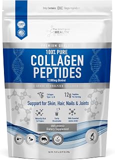 Collagen Peptides Powder, Hydrolyzed Collagen, Type I & III, 45 Servings