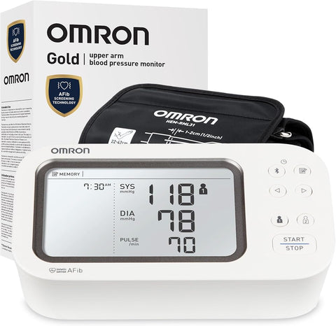 OMRON Gold Blood Pressure Monitor & Upper Arm Blood Pressure Cuff