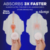 Always Ultra Thin Feminine Pads with Wings for Women, Size 4, Overnight Absorbency, Unscen - Image 4