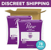 Poise Incontinence Pads for Women, 7 Drop, Long, 78 ct - Personal Care - Image 2