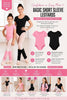 Moret Kids Girls' Ballet and Dance 2-Pack Short Sleeve Leotard - Combination Pack (Black & - Image 3
