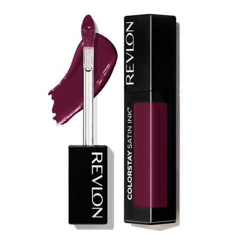 Revlon ColorStay Satin Ink Lipstick, 022 Black Cherry (0.17 Fl Oz)