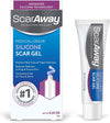 Scaraway Silicone Scar Gel, Helps Improve Size, Color & Texture of Hypertrophic & Keloid Scars from Injury, Burns & Surgery, Water Resistant, 10g (0.35 Oz)