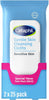 Cetaphil Cleansing Face & Body Wipes, Fragrance Free, 50ct, 2-Pack - Image 1