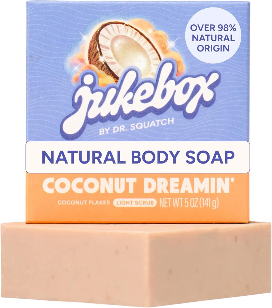 Jukebox Natural Women’s Bar Soap, Body Soap Bar (5oz) - Personal Care