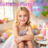 AROIC 14 Pcs Body Glitter - 7 Colors Mermaid Fairy Sparkle Makeup, Face & Hair Glitter Gel - Image 3