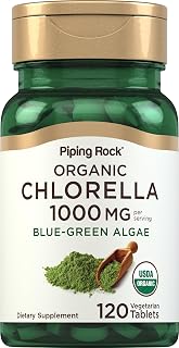 Piping Rock Chlorella | 1000mg | 120 Tablets