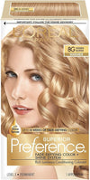 L'Oreal Paris Superior Preference Fade-Defying + Shine Permanent Hair Color, 8G Golden Blonde, Pack of 2, Hair Dye - Personal Care