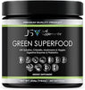 Greens Superfood with Spirulina, Chlorella, Mushrooms & Veggies, Digestive Enzymes & Probiotics