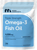 Triple Strength Omega-3 Fish Oil 4,200 mg Per Serving, 240 Softgels