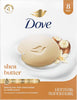 Dove Shea Butter Beauty Bar Soap 8 Count, Cleanser, 3.75 oz I beauty bar - Image 1
