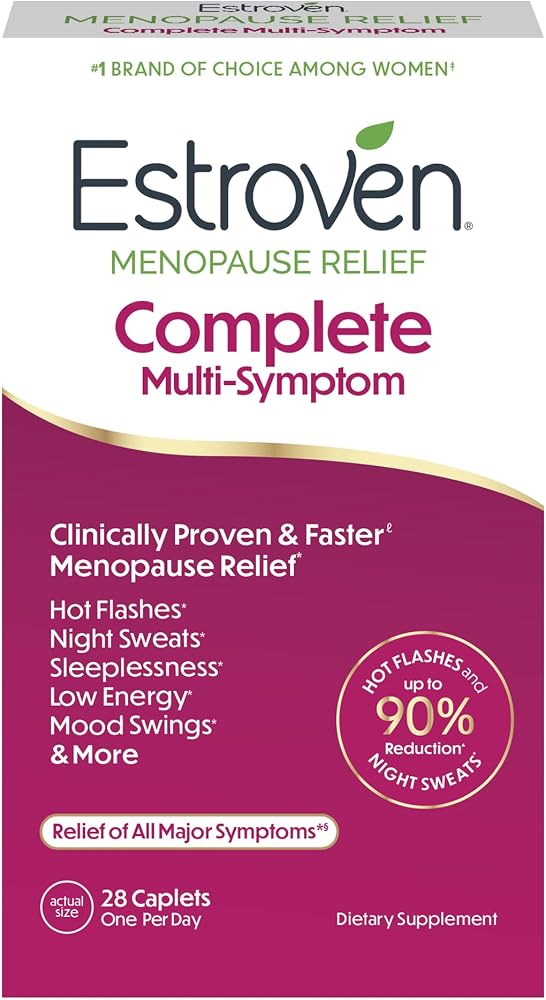 Estroven Complete Multi-Symptom Menopause Supplement for Women, 28 Count - Personal Care
