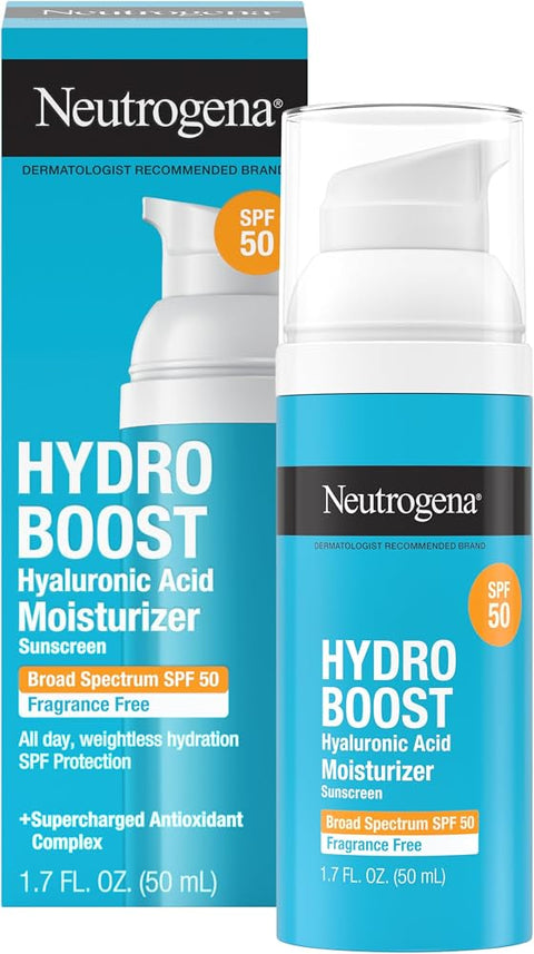 Neutrogena Hydro Boost Face Moisturizer SPF 50, 1.7 fl oz - Personal Care