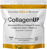 California Gold Nutrition Collagen Peptides Powder with Hyaluronic Acid, Support for Healthy Hair, Skin, Nails, Joints and Bones, Non-GMO, Gluten and Dairy Free, Unflavored, 16.37 oz (464 g)