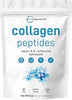 Micro Ingredients Hydrolyzed Collagen Peptides Powder, 1 lb | Type I & III Collagen for Women & Men | Unflavored Bovine Collagen Protein | Easy Dissolve, Paleo, Non-GMO