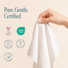 Cliganic Disposable Face Towels XL, Makeup Remover Dry Wipes, Ultra Soft - Image 5