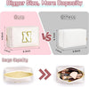TOPEAST Initial Makeup Bags for Women, Personalized Portable Cosmetic Bag for Travel, Cute - Image 2