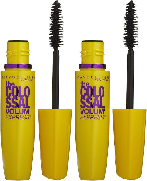 Maybelline New York Volum' Express The Colossal Mascara - Glam Black - 2 Pack