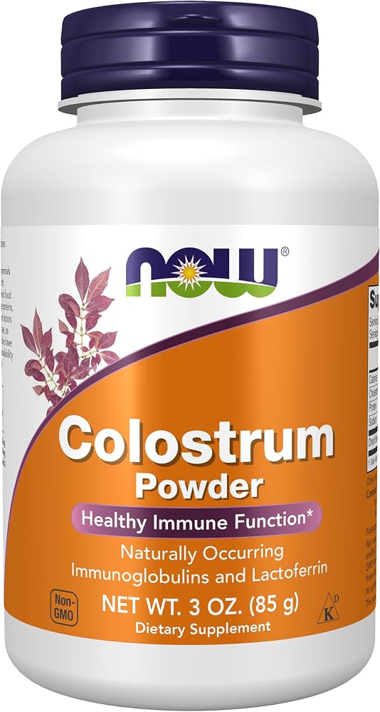 NOW Supplements, Colostrum Powder, Immunoglobulins and Lactoferrin, 3 oz