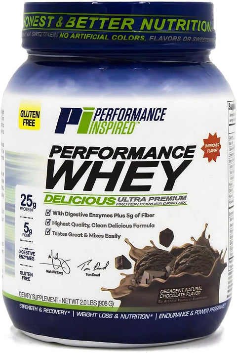 PERFORMANCE INSPIRED Whey Protein Powder – Natural Chocolate – 25G – 2lb
