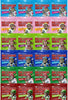 Variety Pack Big League Chew Bubble Gum, 24 Pack (2.12 oz each pouch) Soft Shredded Bubble - Image 1