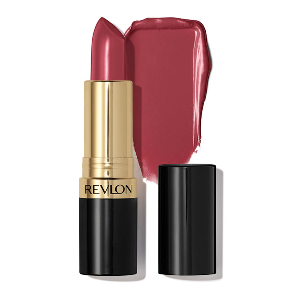 Revlon Lipstick, Super Lustrous Lipstick, Creamy Formula For Soft, Fuller-Looking Lips, Moisturized Feel in Berries, Berry Rich (510) 0.15 oz