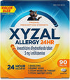 Xyzal Adult 24-Hour Allergy Relief Tablets, 5 mg, 90-Count