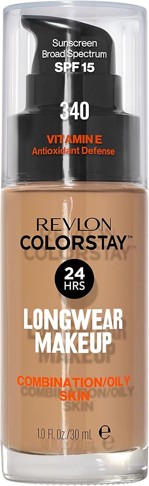 Revlon Colorstay Longwear Makeup Combo/Oily, 340 Early Tan, 1 fl oz