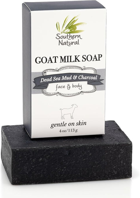 Southern Natural Activated Charcoal Soap Bar For Face & Body, Men, Women - Personal Care