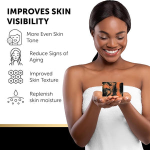 Valitic Charcoal Kojic Acid Turmeric Black Soap for Dark Spots - Personal Care
