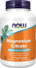 Now Supplements, Magnesium Citrate, Enzyme Function*, 120 Veg Caps - Personal Care - Image 2