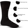 3 Pairs of men's Black Diabetic Crew Socks 10-13 Size Made in USA - Personal Care - Image 4