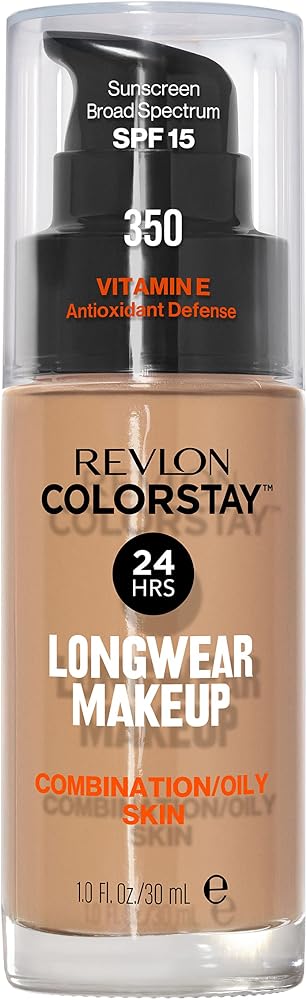 Revlon Colorstay Longwear Makeup Combo/Oily, 350 Rich Tan, 1 fl oz