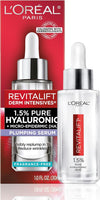 L'Oreal Paris Revitalift 1.5% Pure Hyaluronic Acid Serum for Face, Anti Aging Serum to Hydrate Skin & Reduce Wrinkles, Fragrance Free Skin Care for All Skin Types, 1 Oz