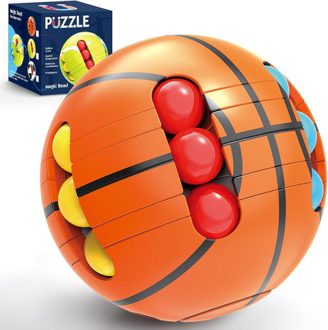 Puzzle Sport Ball Toys - 3D Brain Teasers and Puzzle Games for Kids and Adults, Spatial Puzzle Games for Ages 3+, Intelligence 2.5" Small Magic Bead, Hand Sport, Adult Relieve Stress, Gifts for Boys