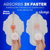 Always Ultra Thin Feminine Pads with Wings for Women, Size 1, Regular Absorbency, Unscente - Image 4