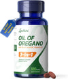 LincNutri Oil of Oregano with Black Seed Oil & Vitamin D3, 120 Softgels