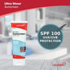 Leader Travel Sunscreen SPF 100+, Ultra Sheer Dry-Touch Water Resistant and Non-Greasy Lot - Image 4
