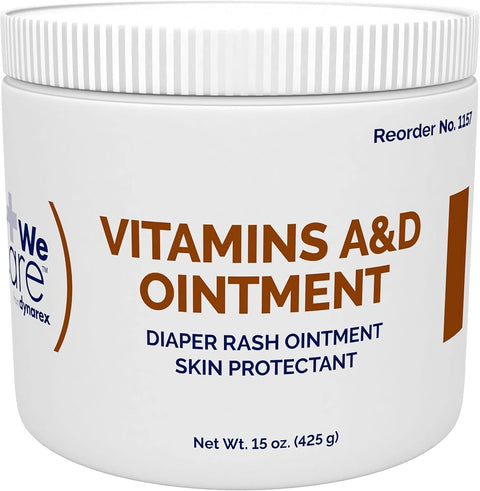 Dynarex Vitamins A & D Ointment Jar, 15 ounces