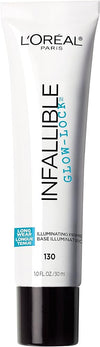 L'Oreal Paris Makeup Infallible Pro Glow-Lock Longwear Illuminating Face Primer, 1 Ounce - Personal Care
